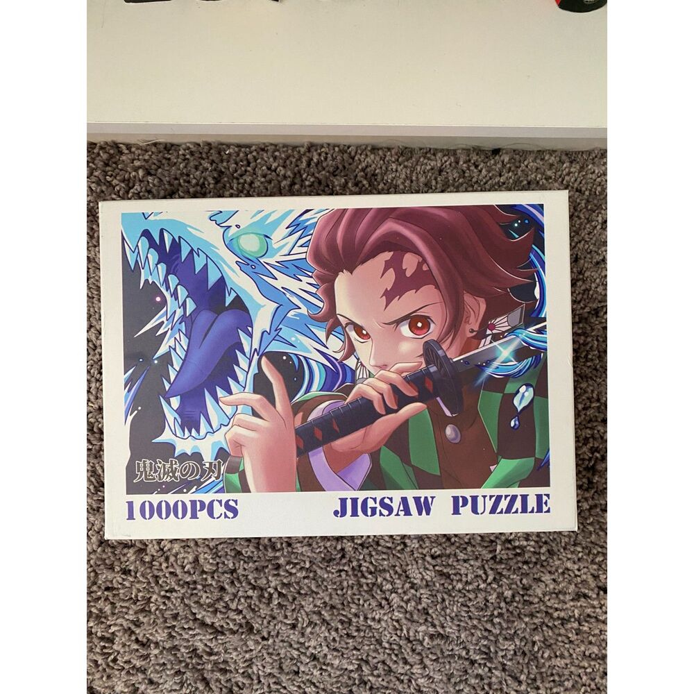 ANIME NEW Demon Slayer Tanjiro Kamado Wooden 1000 Pieces Jigsaw Puzzle